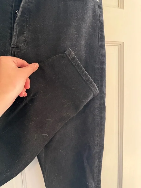 Agolde women’s Black Slim Straight Jeans - Picture 5 of 5